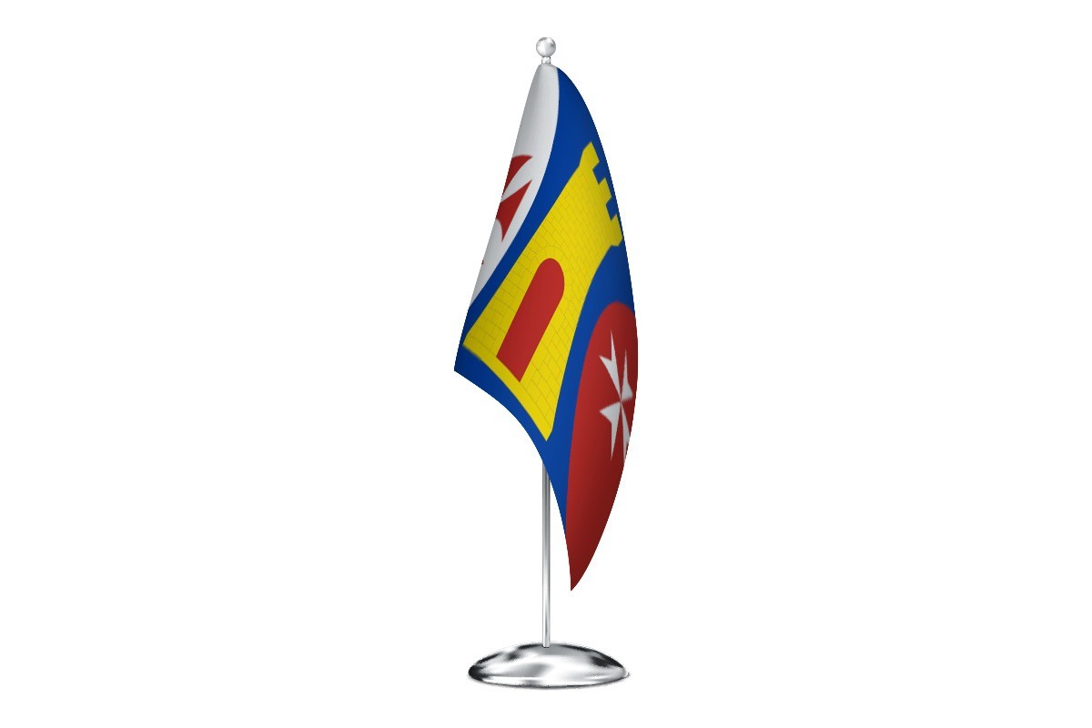 Bandera de despacho de Miravete de la Sierra de alta calidad