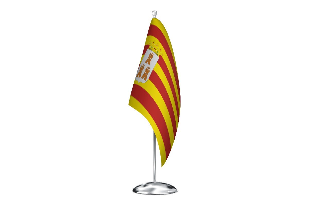 Bandera de despacho de Santa Eulalia de alta calidad