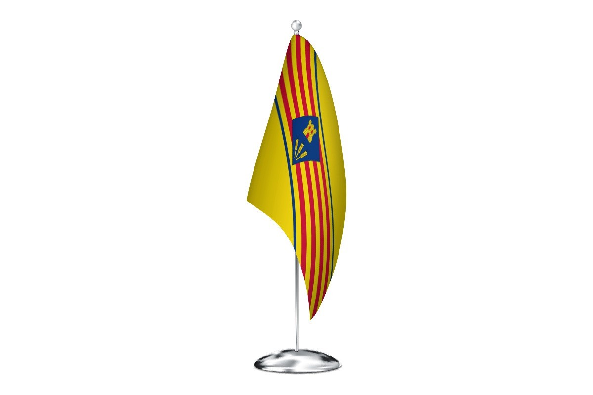Bandera de despacho de Villafranca del Campo de alta calidad