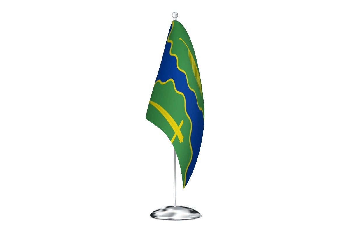Bandera de despacho de Villahermosa del Campo de alta calidad