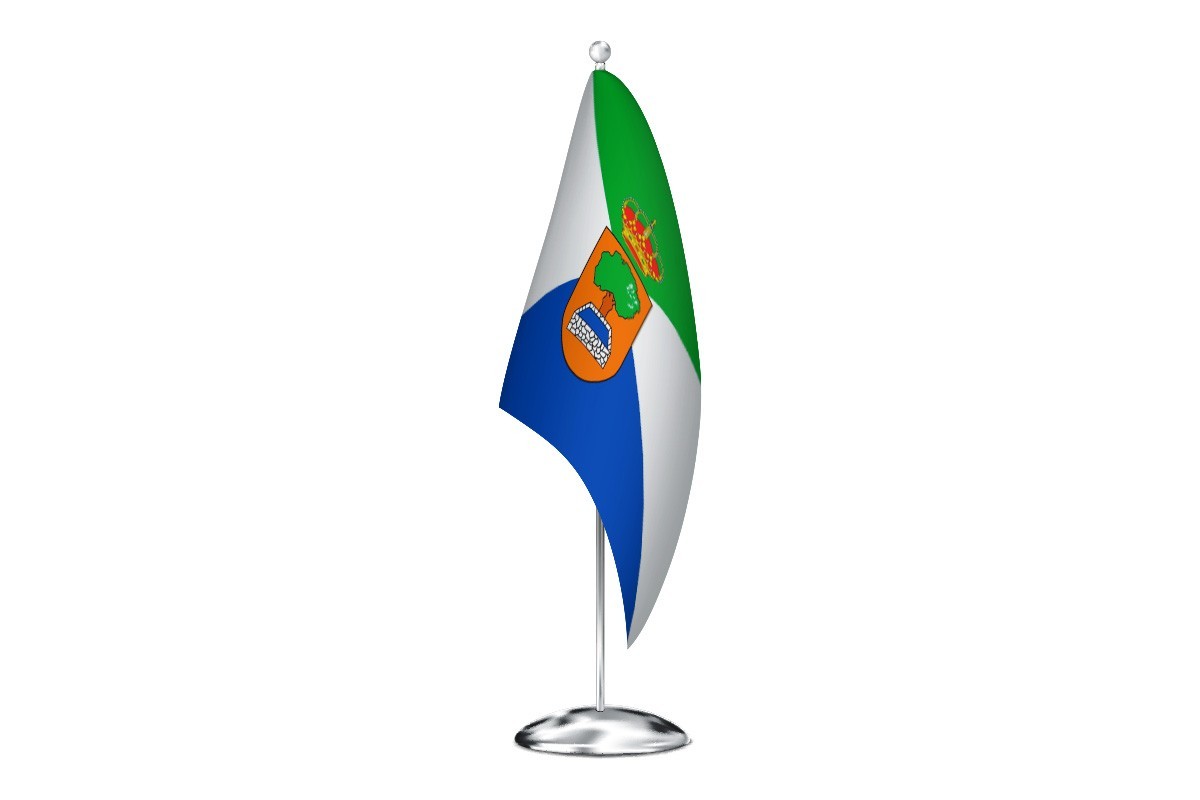 Bandera de despacho de Alberca de Záncara de alta calidad