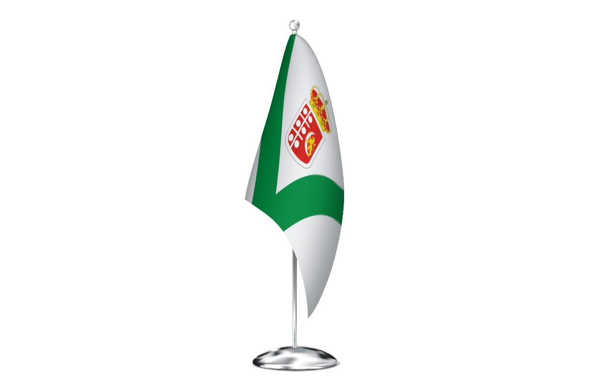 Bandera de despacho de Barajas de Melo de alta calidad