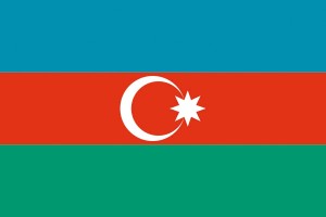 Bandera de Azerbaiyan de alta calidad para exterior 123