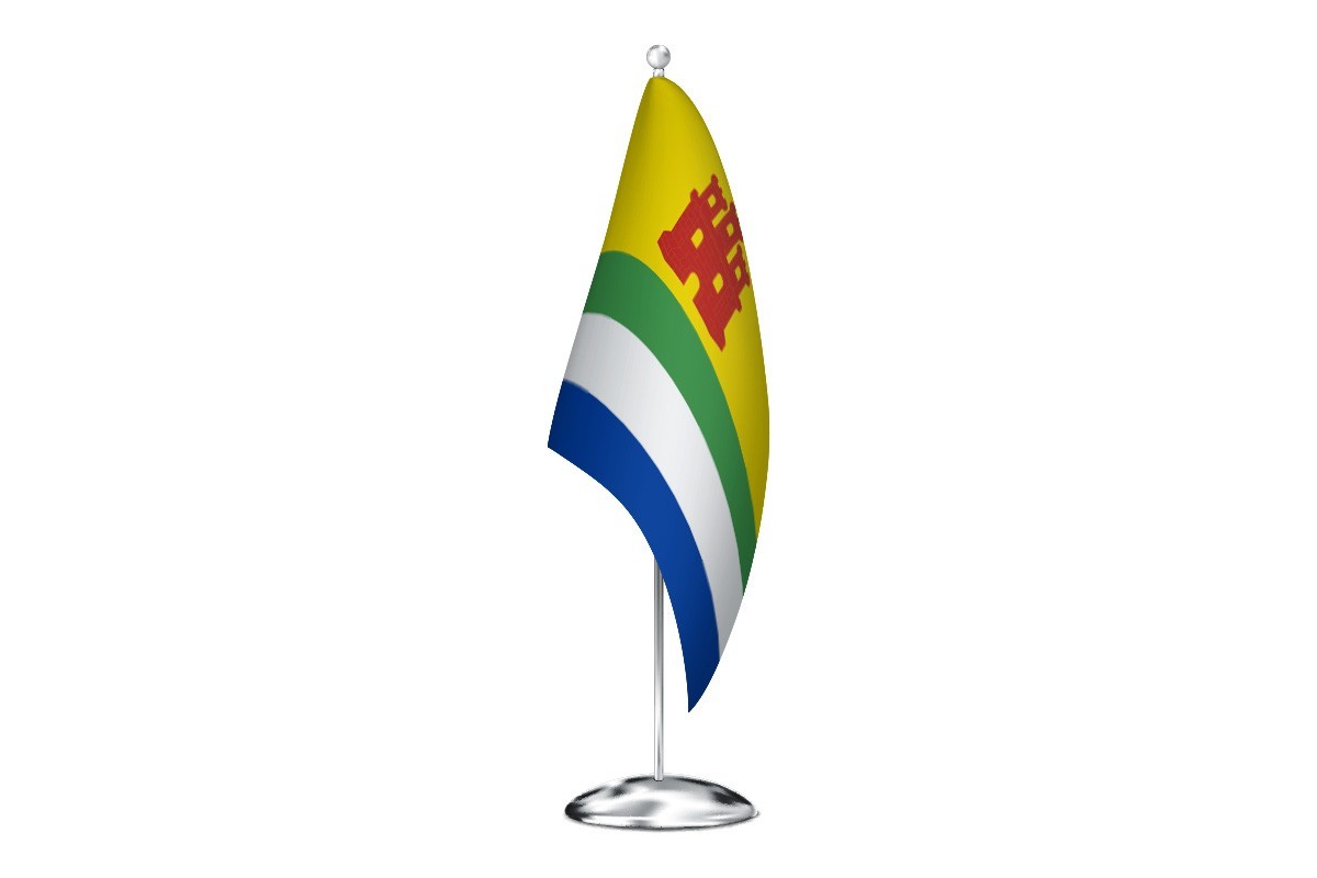 Bandera de despacho de Castejón de alta calidad
