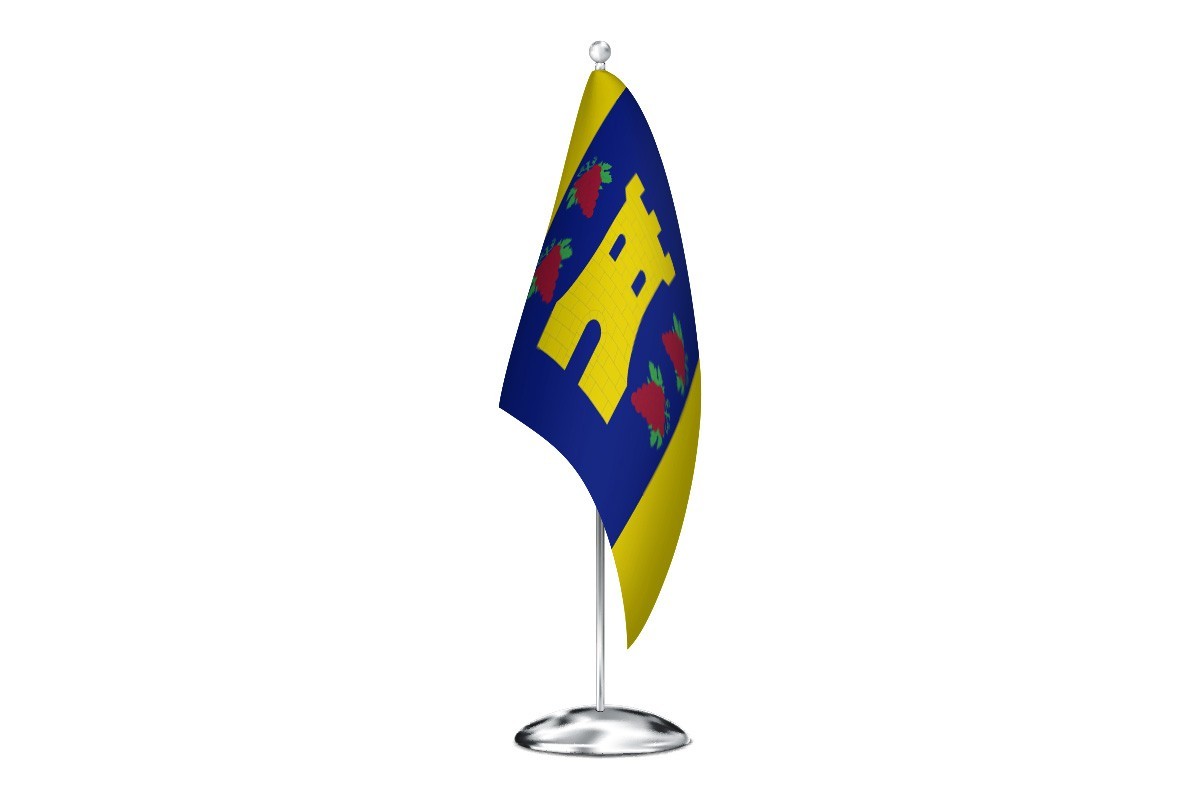 Bandera de despacho de Castillejo de Iniesta de alta calidad