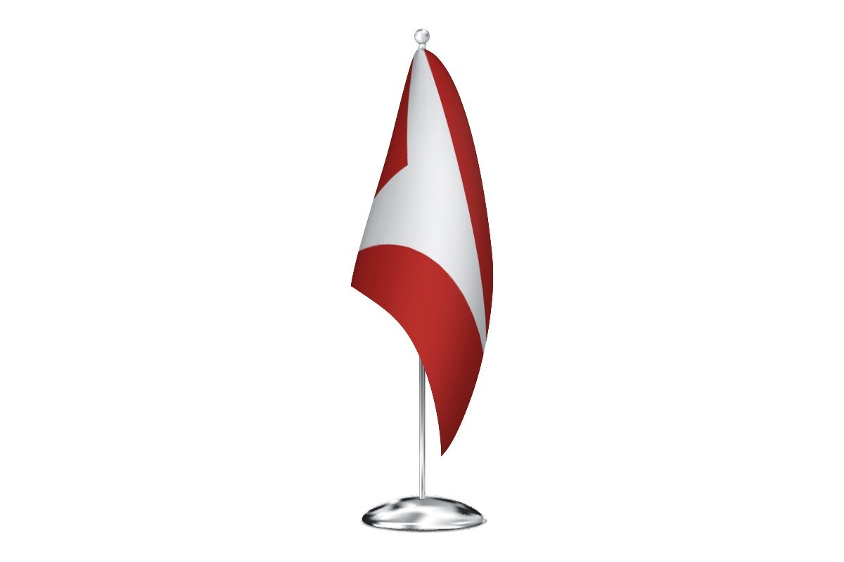 Bandera de despacho de Gabaldón de alta calidad