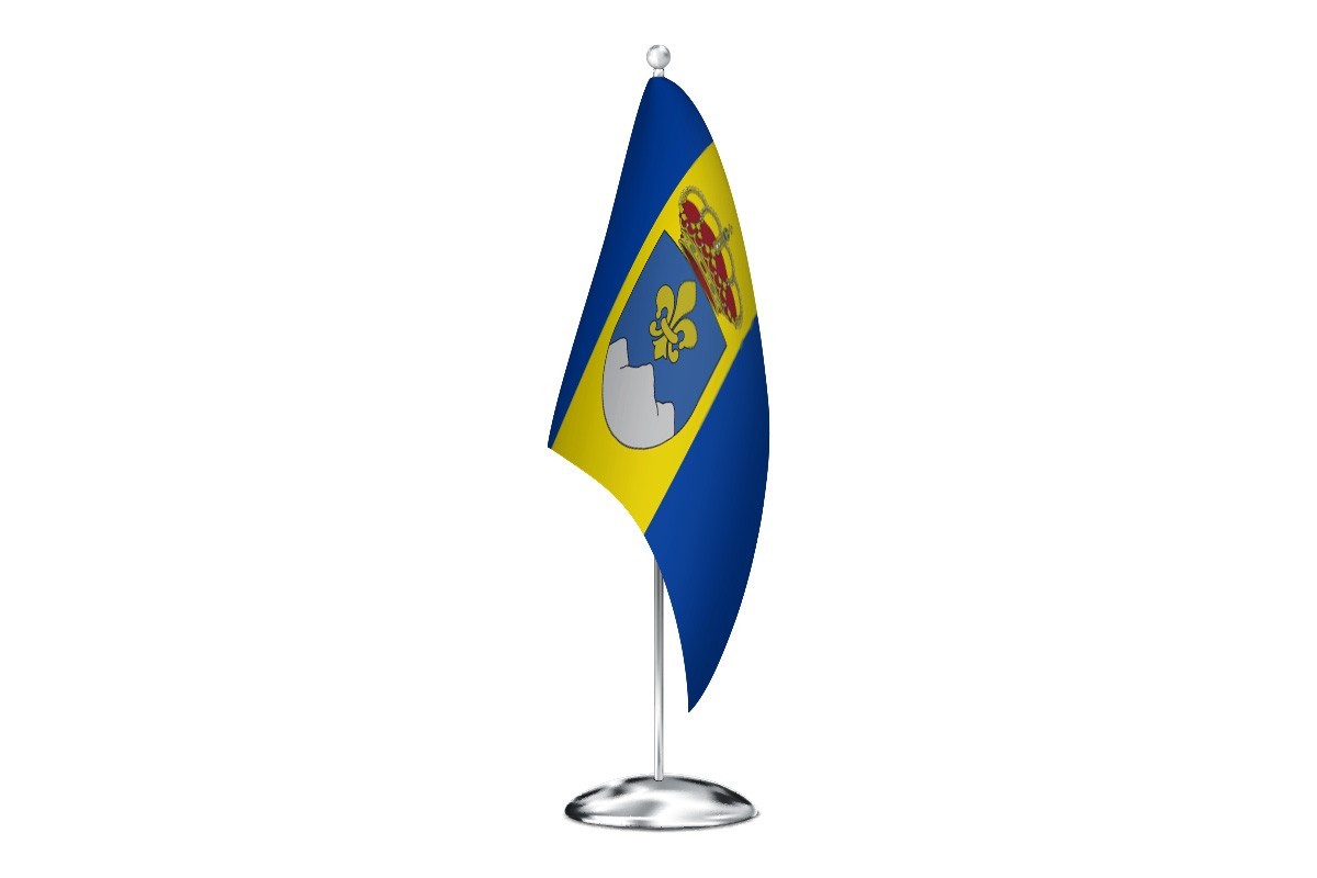 Bandera de despacho de Gascueña de alta calidad