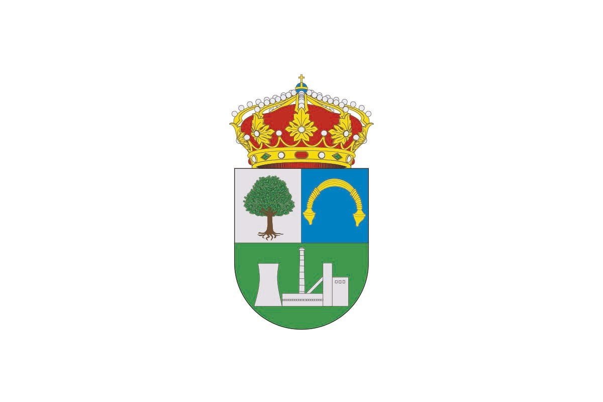 Bandera de Cerceda de alta calidad para exterior Bandera de Cerceda de alta calidad para exterior