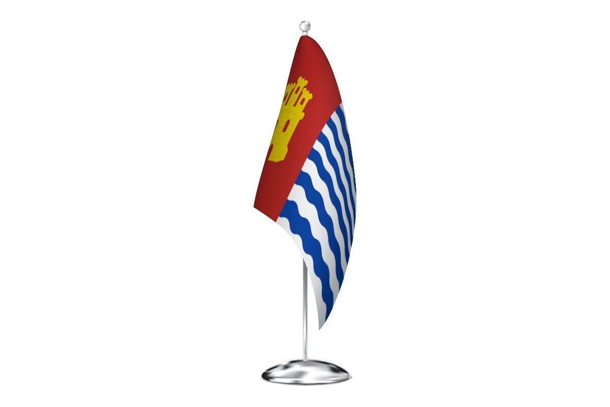 Bandera de despacho de Huerta del Marquesado de alta calidad