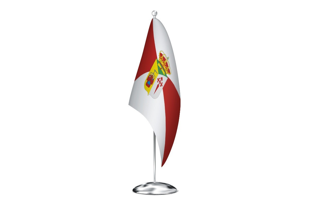 Bandera de despacho de Pozorrubio de alta calidad