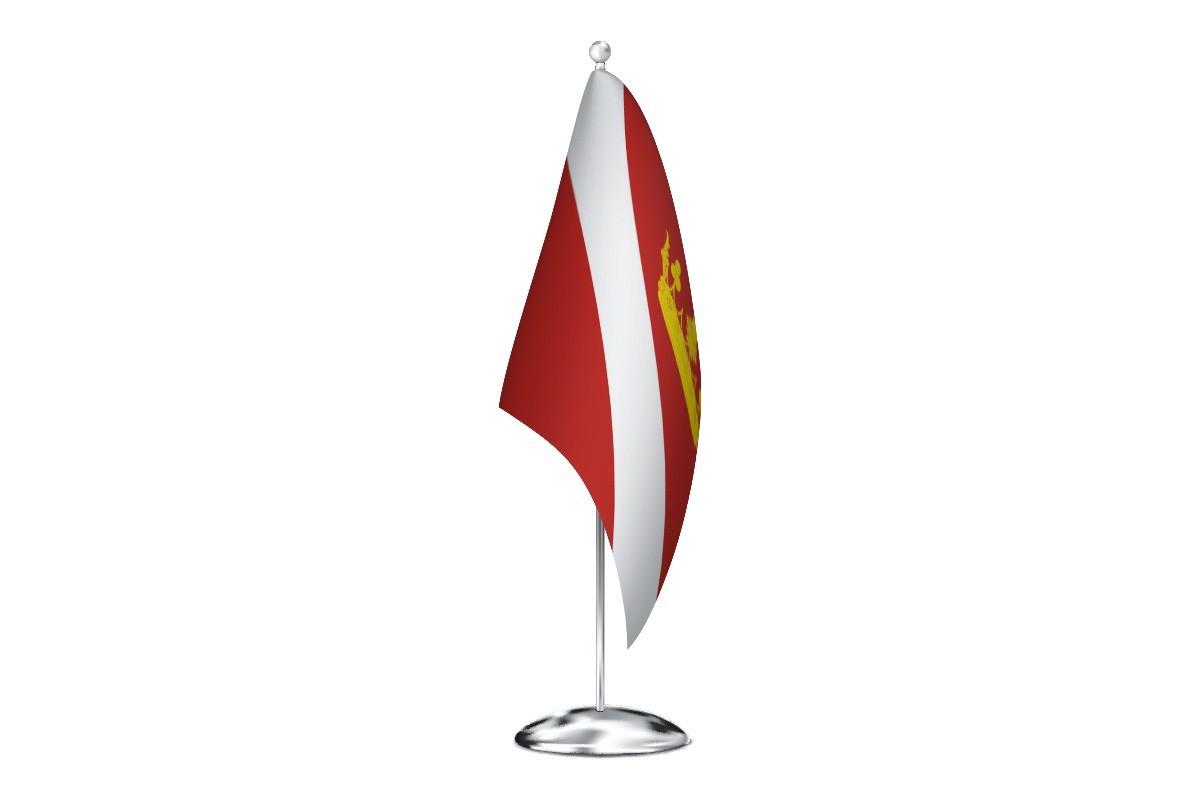 Bandera de despacho de Quintanar del Rey de alta calidad