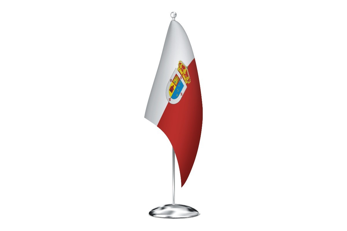 Bandera de despacho de Saelices de alta calidad