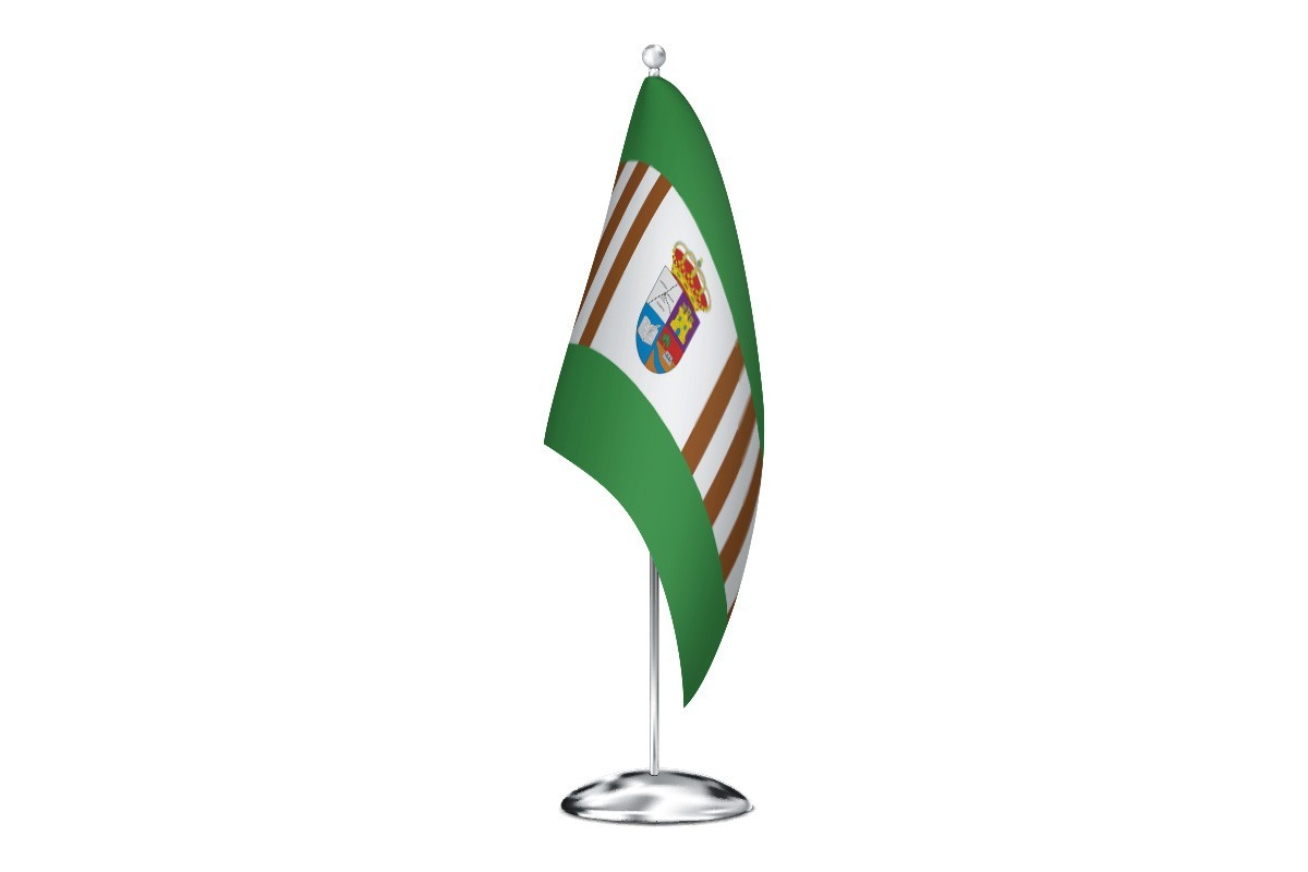 Bandera de despacho de Salvacañete de alta calidad