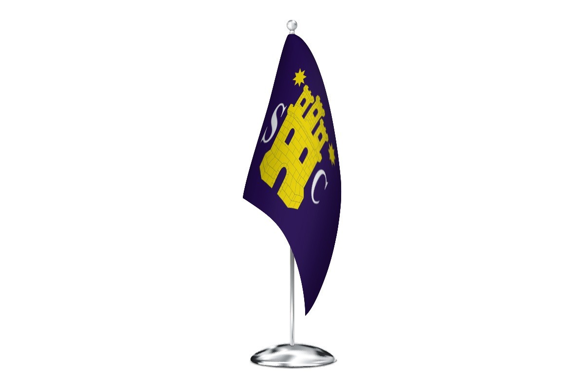Bandera de despacho de San Clemente de alta calidad