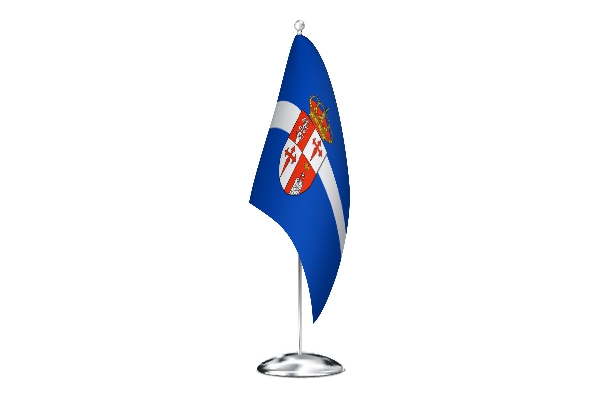 Bandera de despacho de Santa María de los Llanos de alta calidad