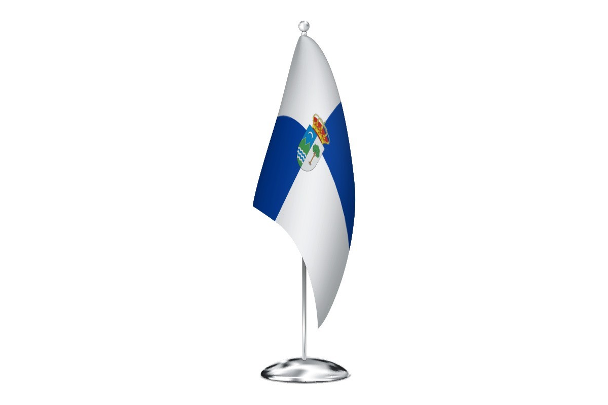 Bandera de despacho de Valdemorillo de la Sierra de alta calidad