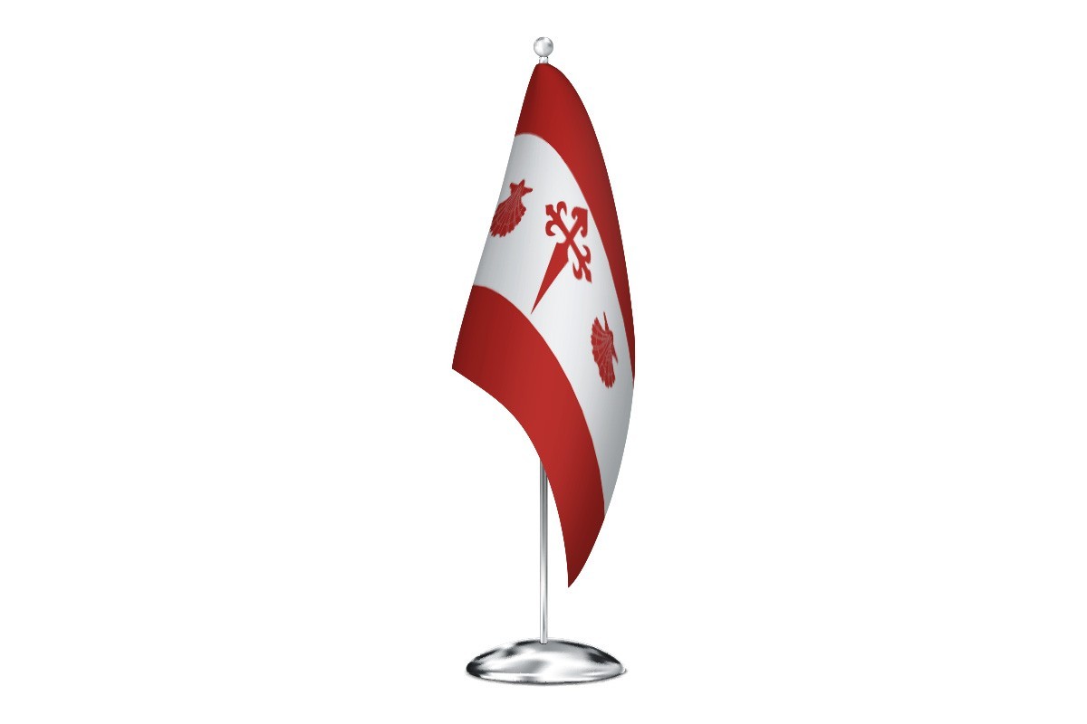 Bandera de despacho de Villamayor de Santiago de alta calidad