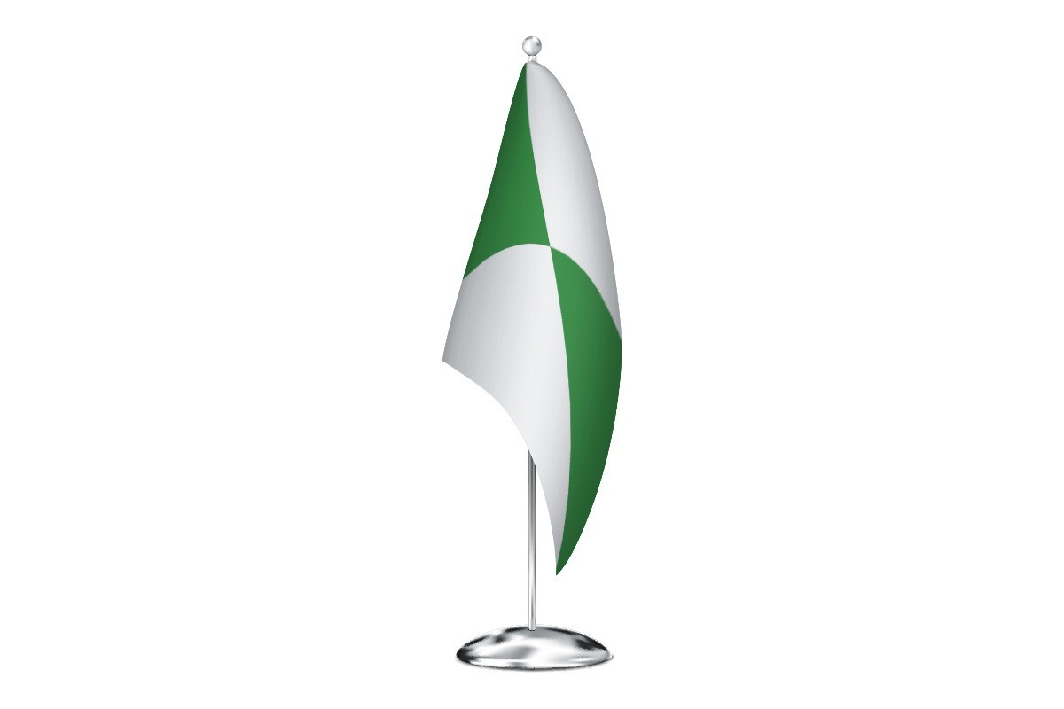 Bandera de despacho de Almedina de alta calidad