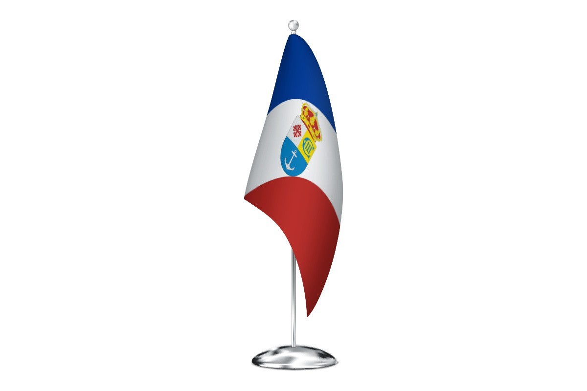 Bandera de despacho de Almuradiel de alta calidad