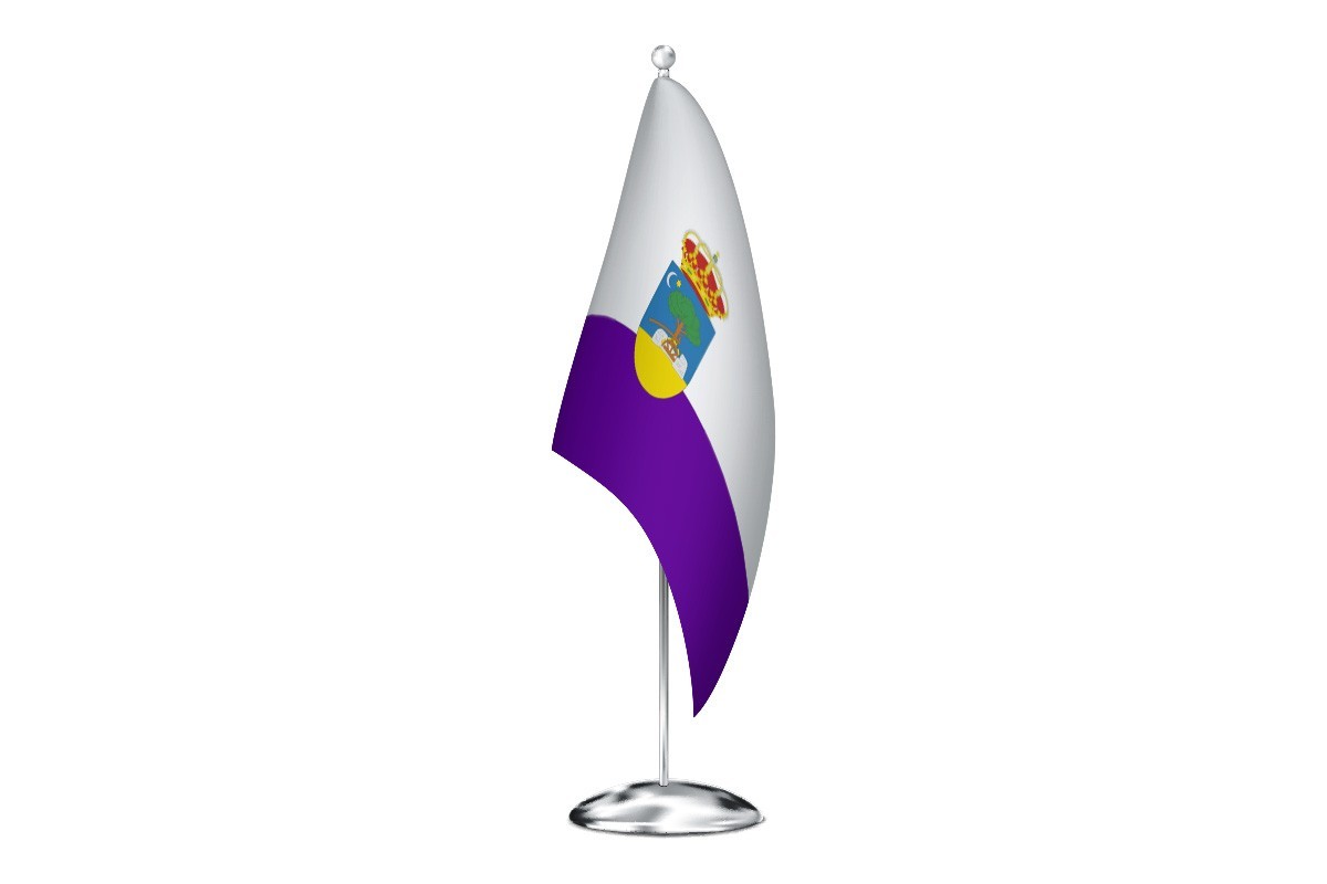 Bandera de despacho de Arenales de San Gregorio de alta calidad