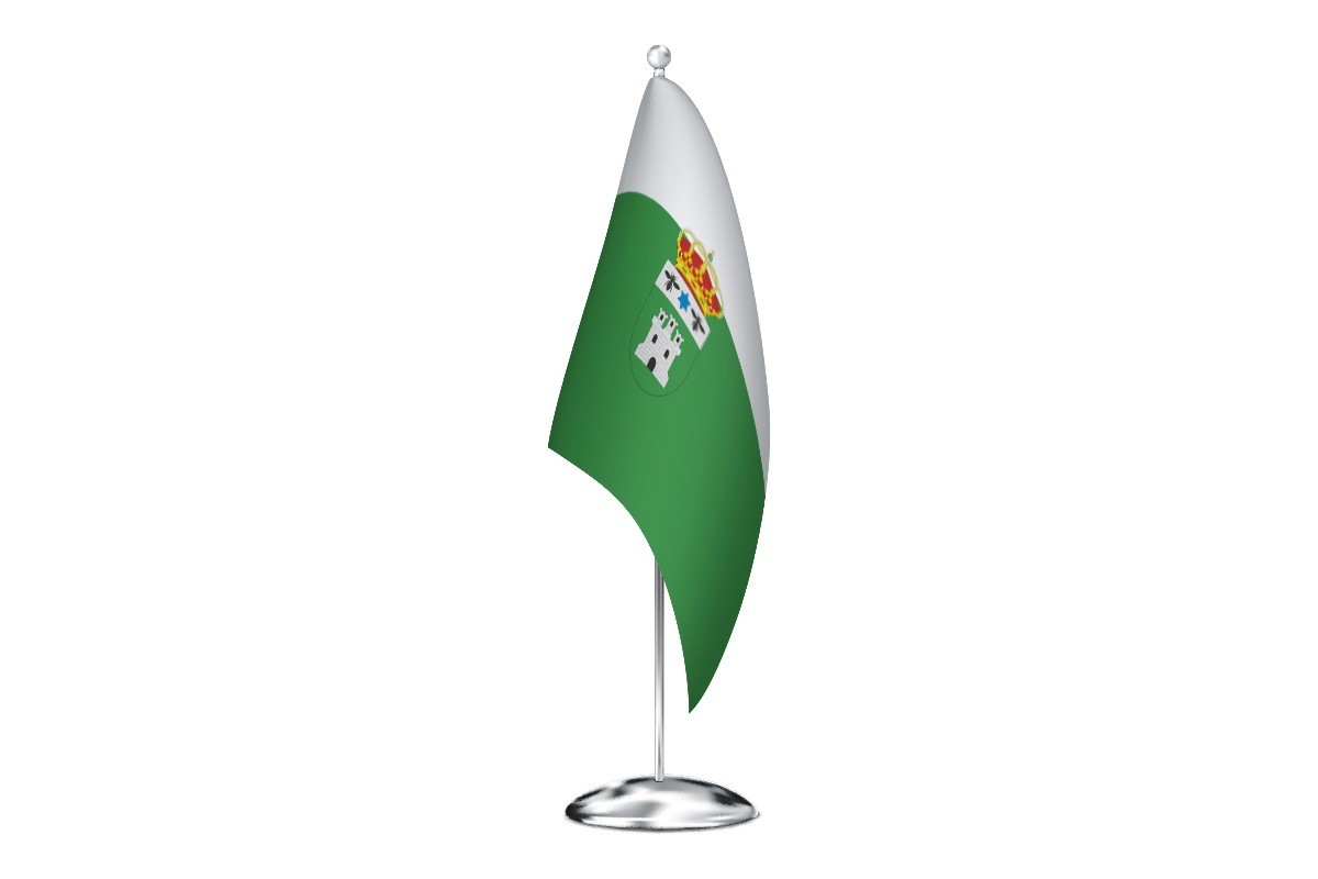 Bandera de despacho de Arroba de los Montes de alta calidad