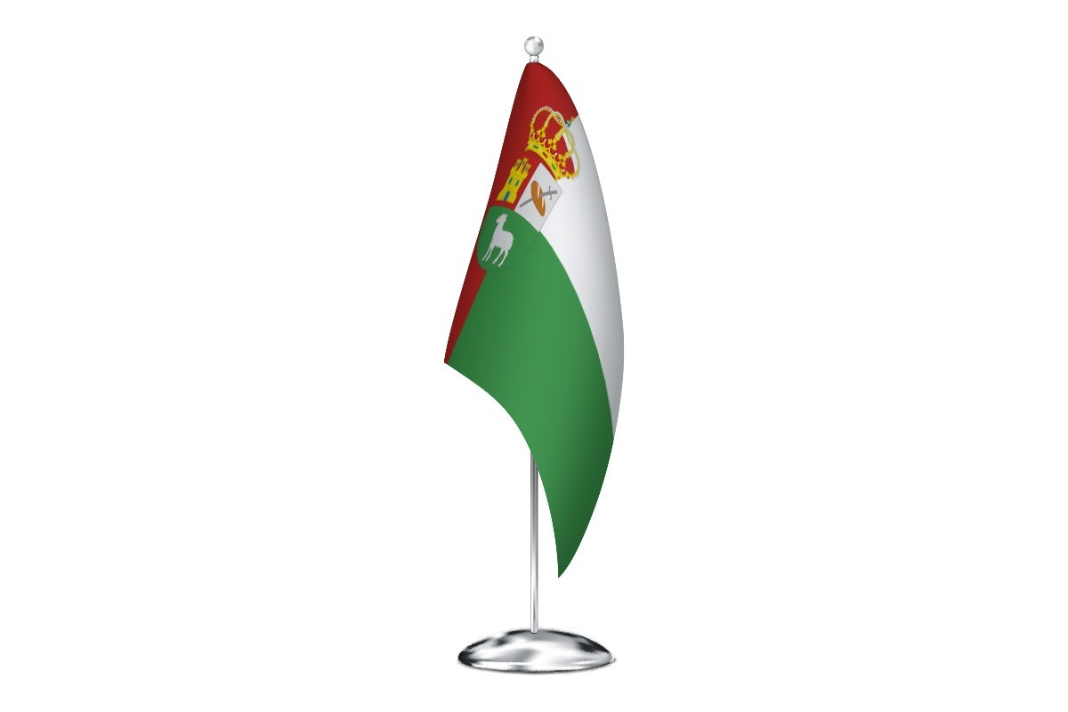 Bandera de despacho de Bolaños de Calatrava de alta calidad