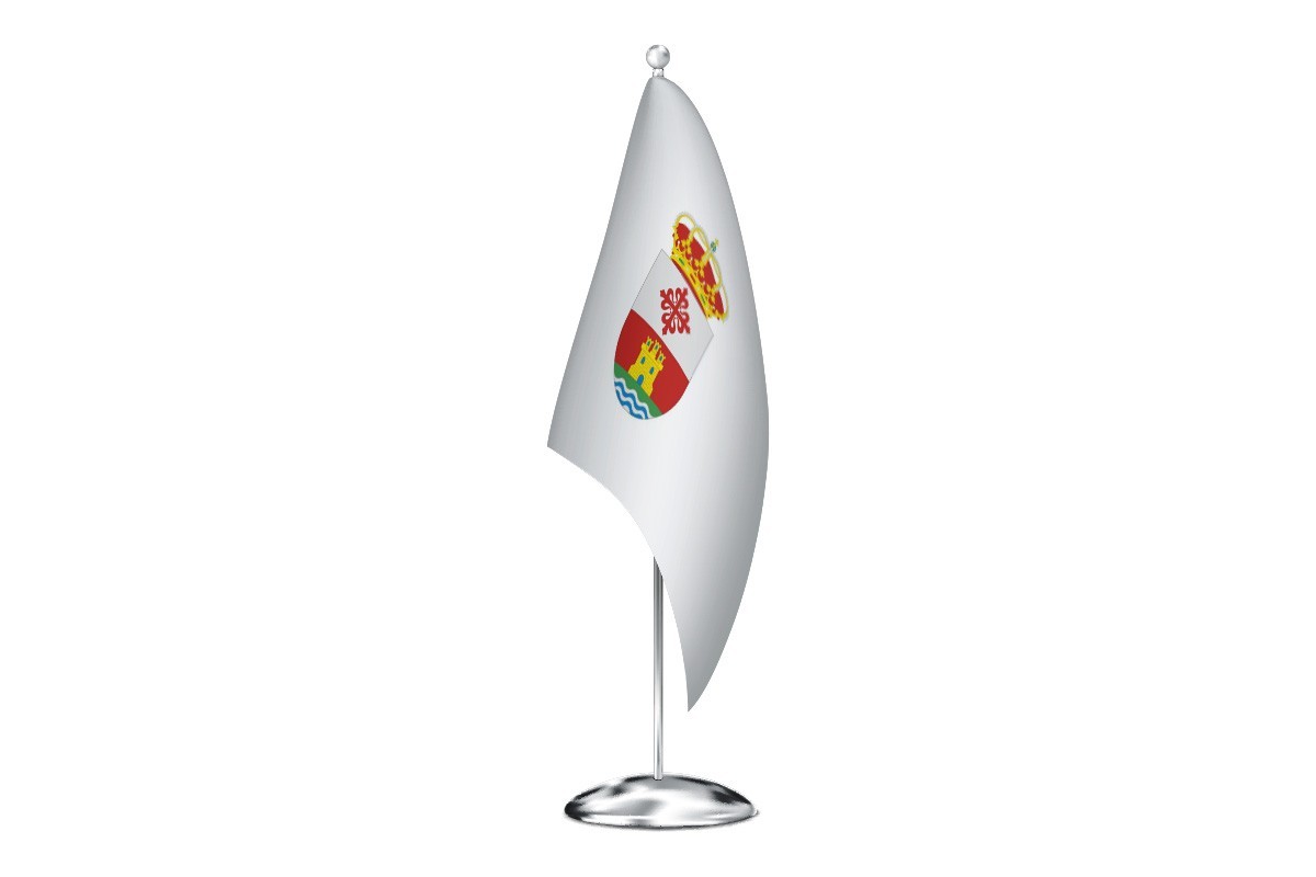 Bandera de despacho de Carrión de Calatrava de alta calidad