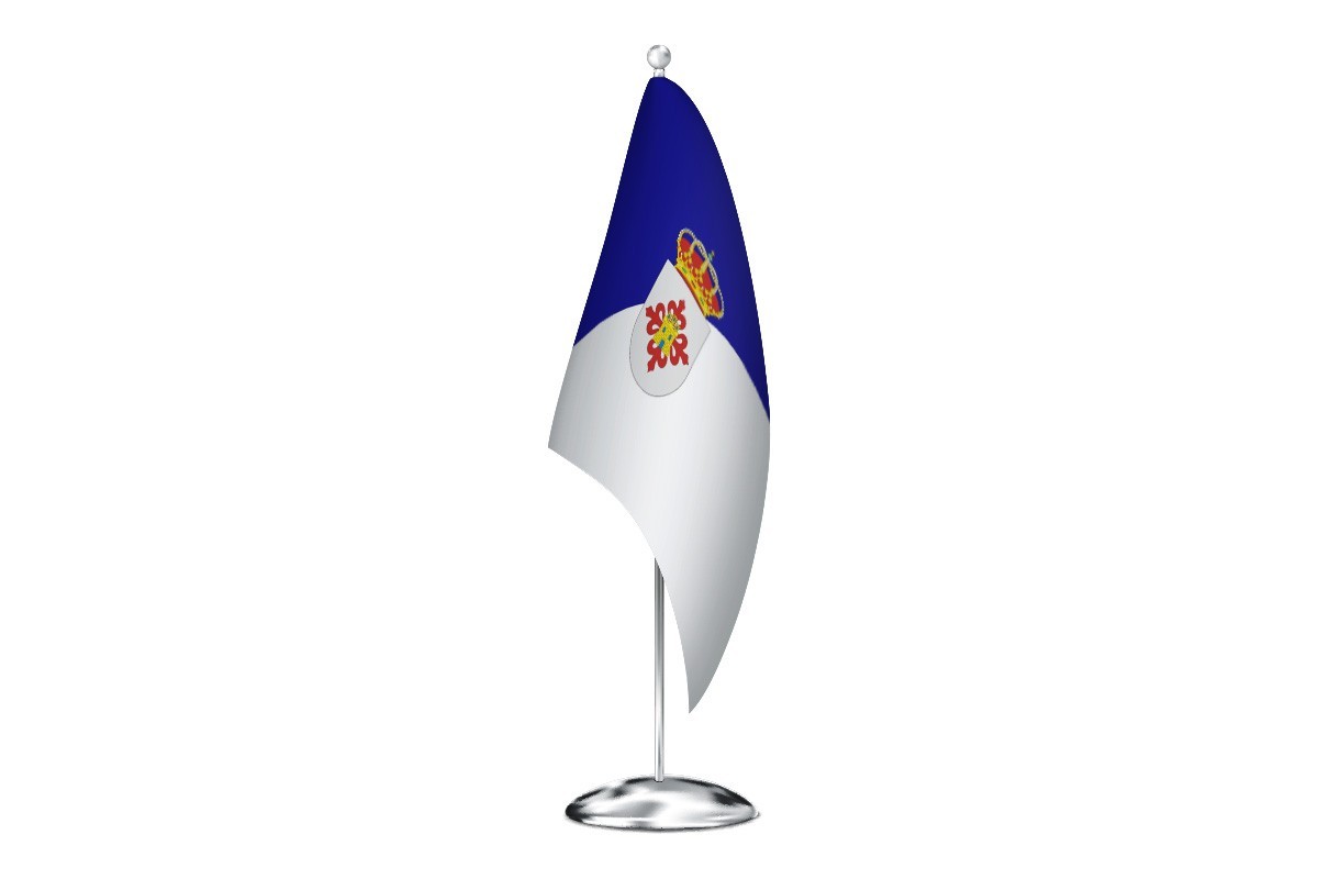 Bandera de despacho de Daimiel de alta calidad