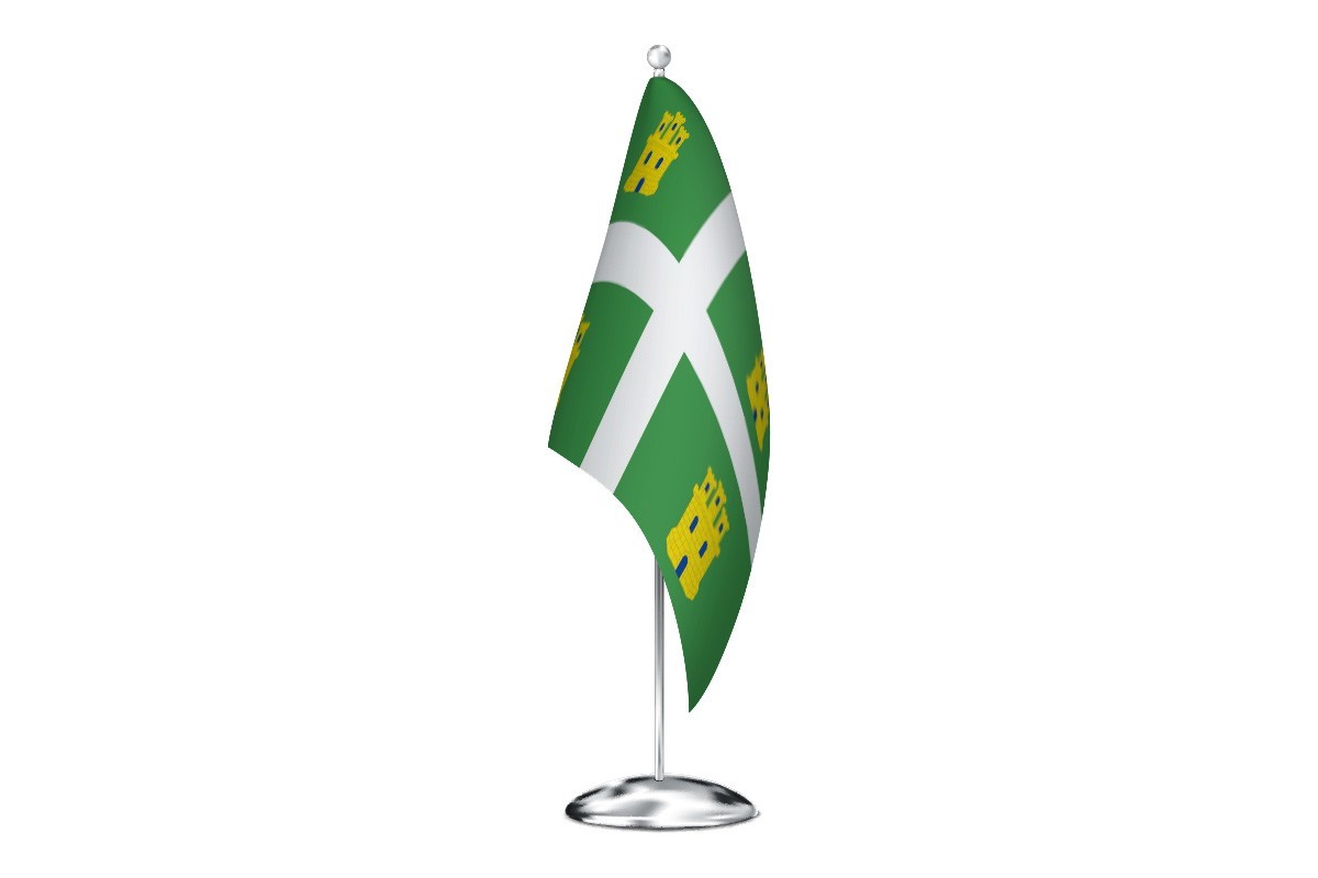 Bandera de despacho de Guadalmez de alta calidad