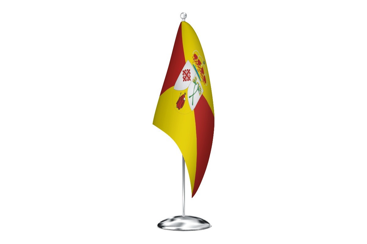 Bandera de despacho de Hinojosas de Calatrava de alta calidad