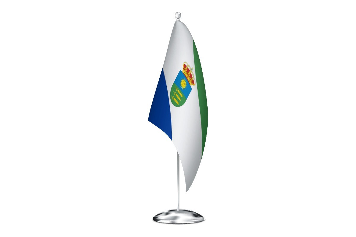 Bandera de despacho de Llanos del Caudillo de alta calidad
