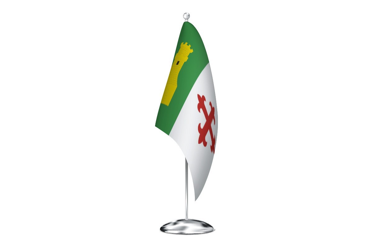 Bandera de despacho de Piedrabuena de alta calidad