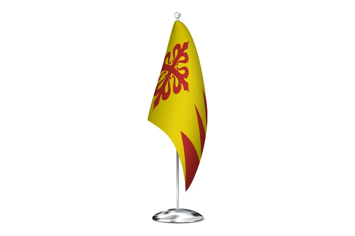 Bandera de despacho de Puebla de Don Rodrigo de alta calidad