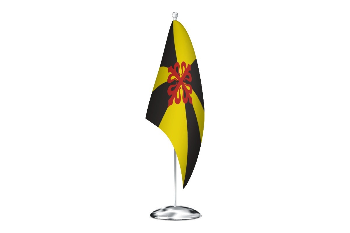 Bandera de despacho de Saceruela de alta calidad