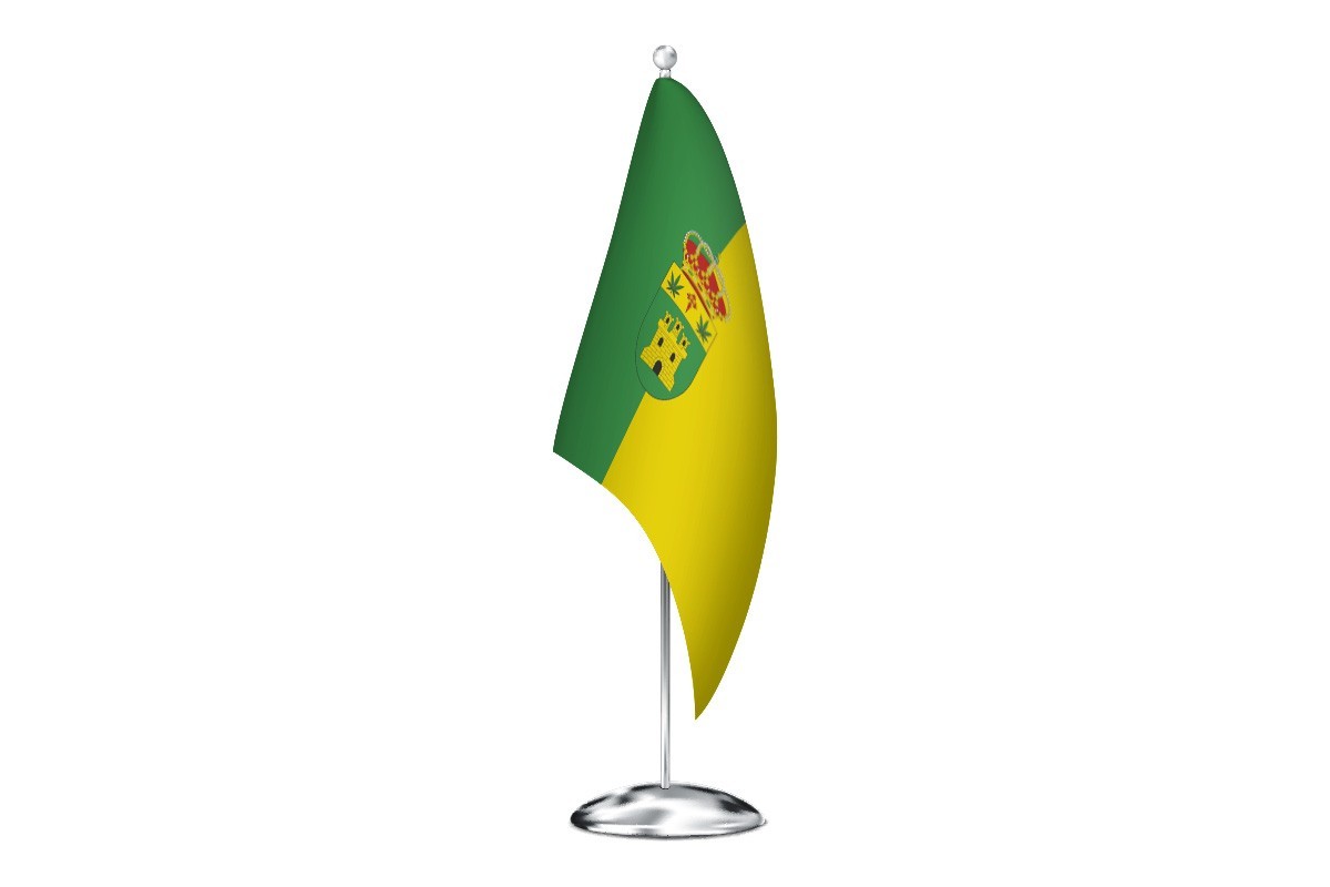 Bandera de despacho de Santa Cruz de los Cáñamos de alta calidad