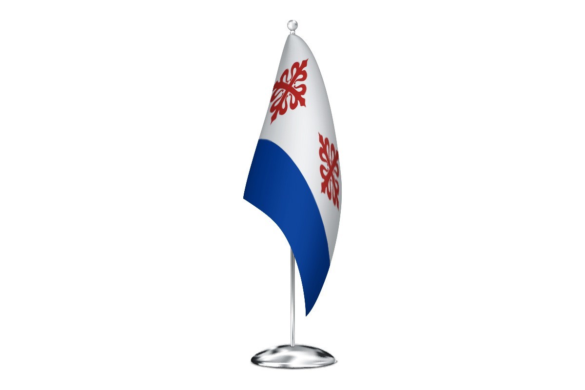 Bandera de despacho de Almonacid de Zorita de alta calidad