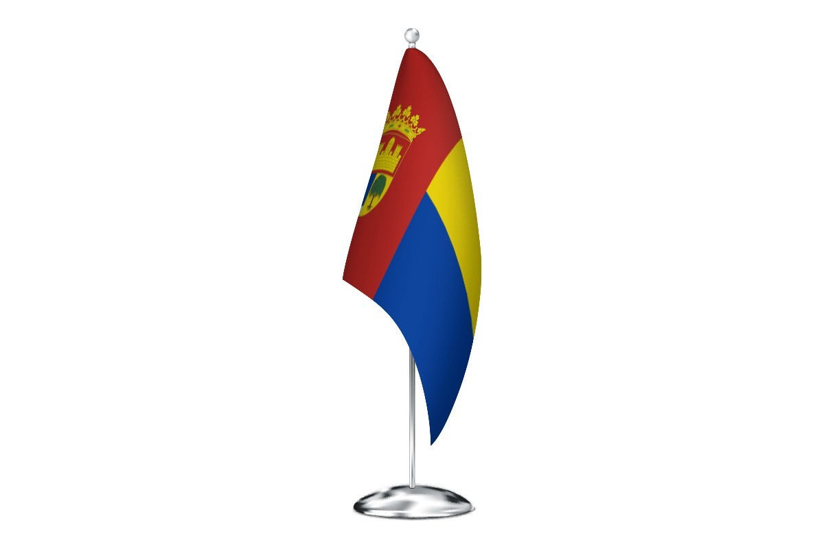 Bandera de despacho de Fuentelsaz de alta calidad
