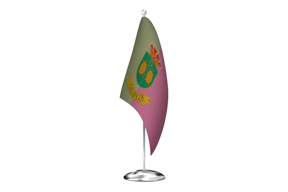 Bandera de despacho de Galápagos de alta calidad