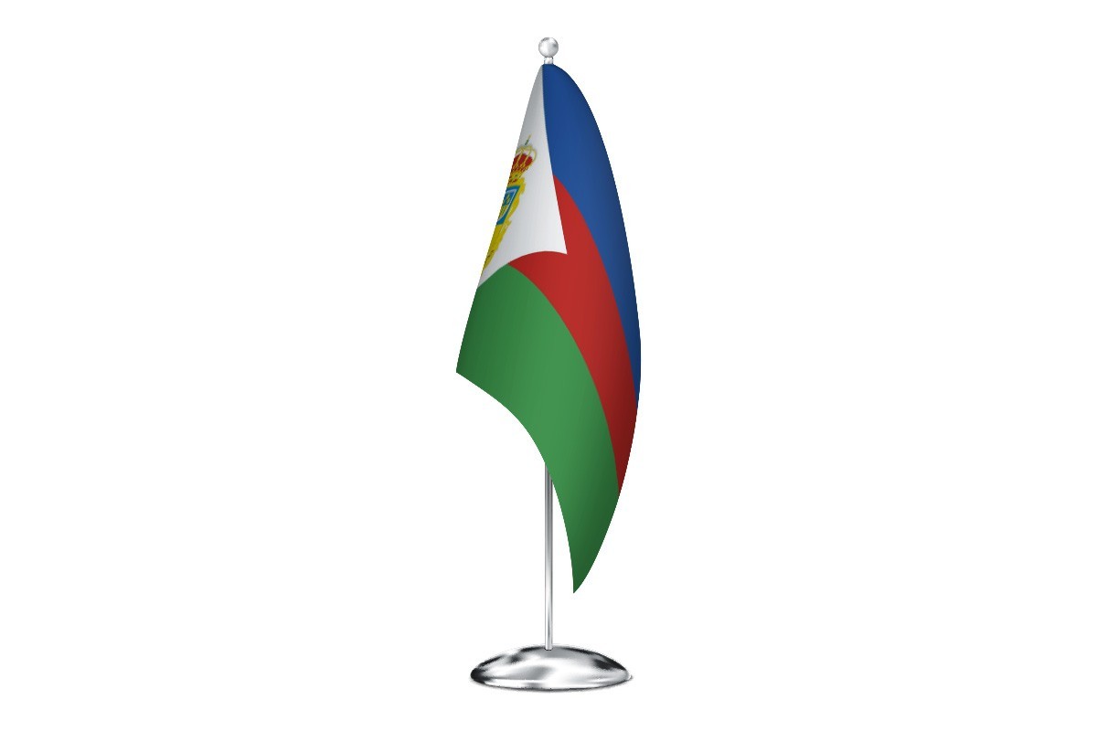 Bandera de despacho de Alcaudete de la Jara de alta calidad