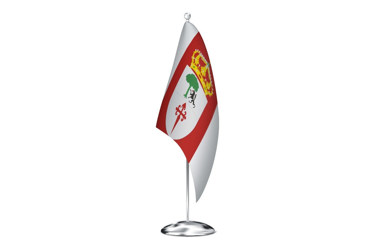 Bandera de despacho de Aldeanueva de Barbarroya de alta calidad