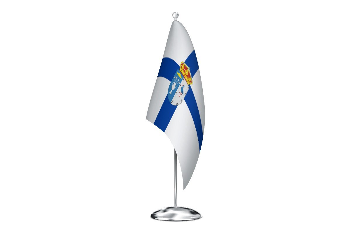 Bandera de despacho de Arcicóllar de alta calidad