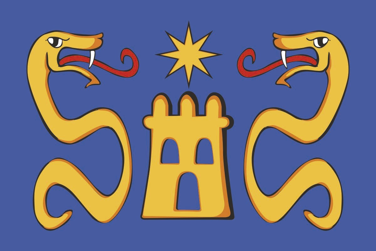 Bandera de Cuntis de alta calidad para exterior Bandera de Cuntis de alta calidad para exterior