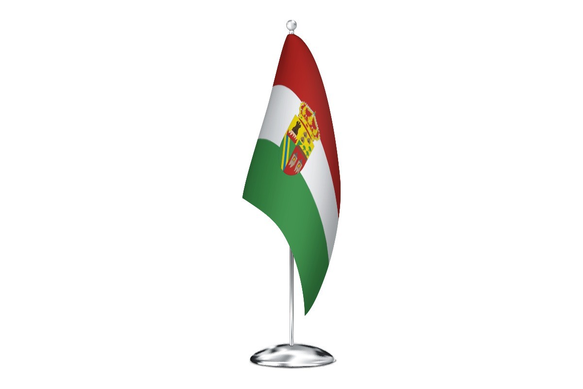 Bandera de despacho de Calera y Chozas de alta calidad