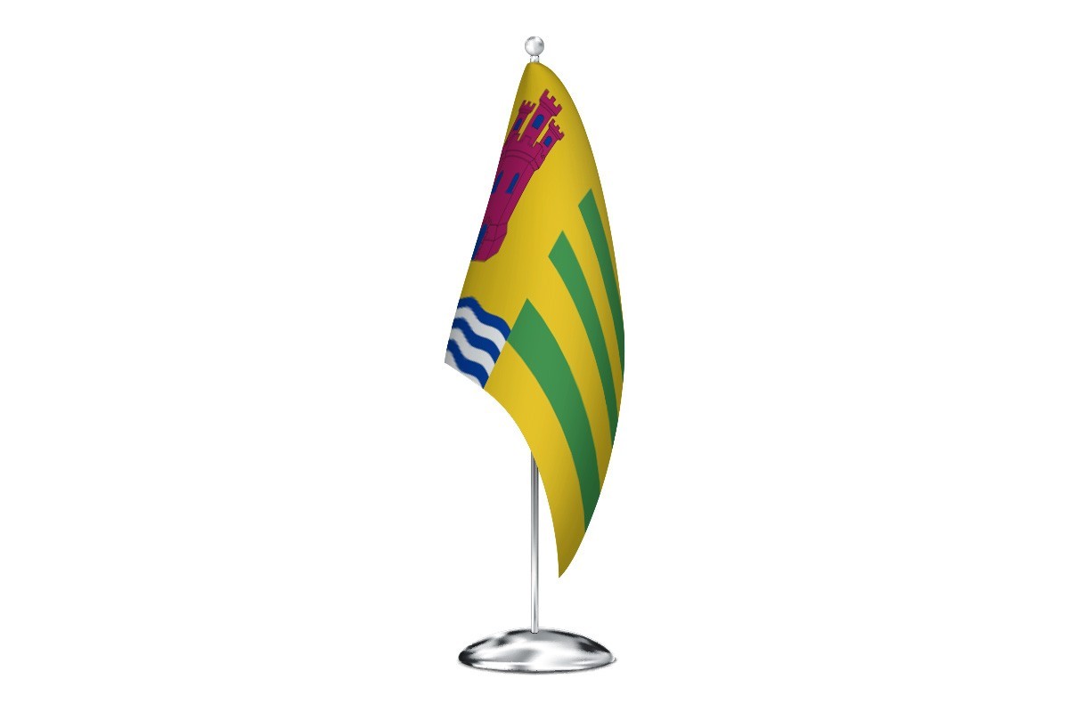 Bandera de despacho de Malpica de Tajo de alta calidad