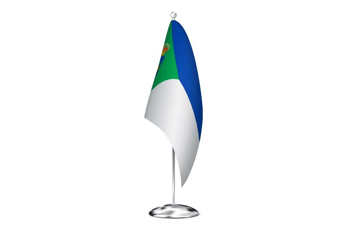 Bandera de despacho de Montearagón de alta calidad