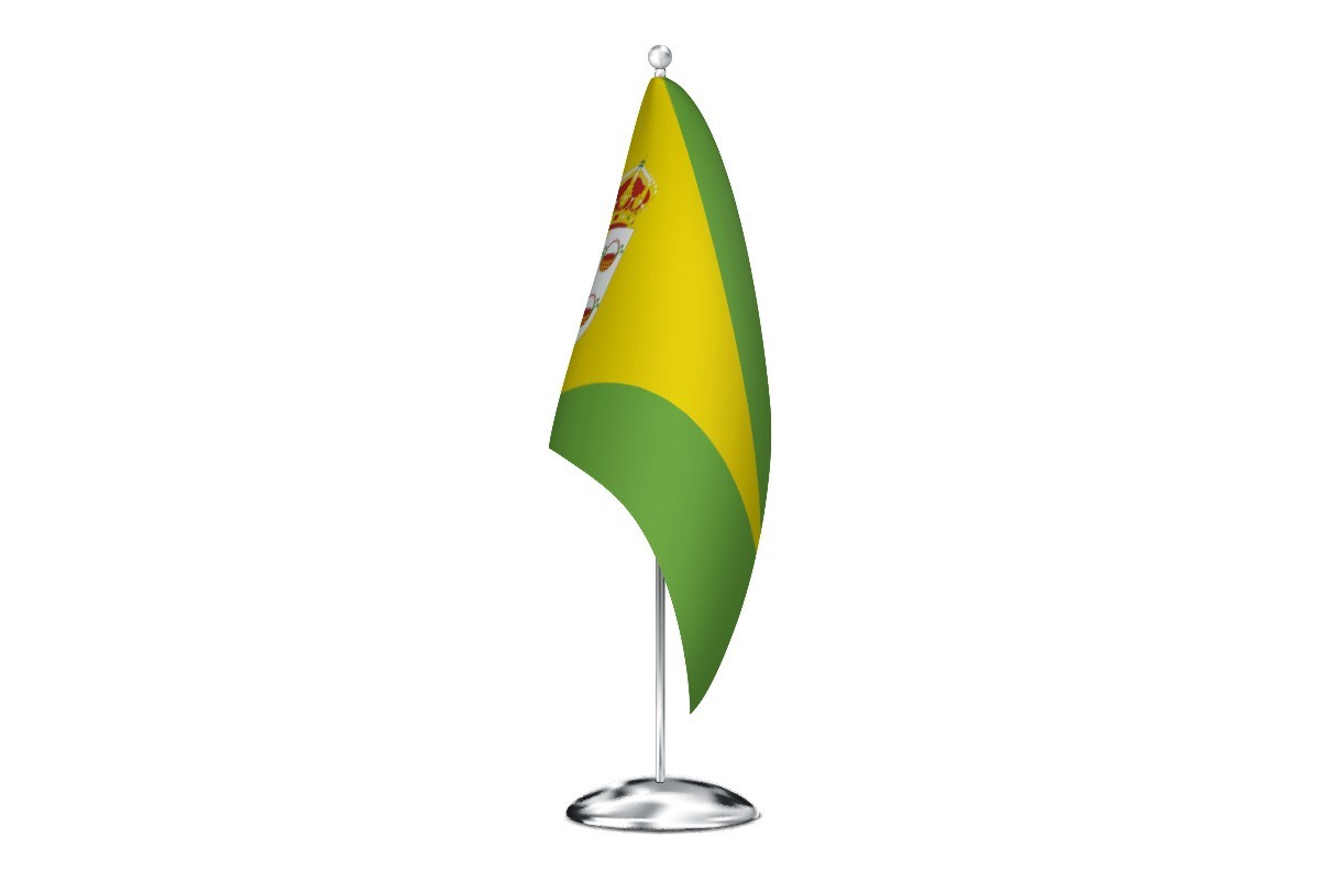 Bandera de despacho de San Martín de Montalbán de alta calidad