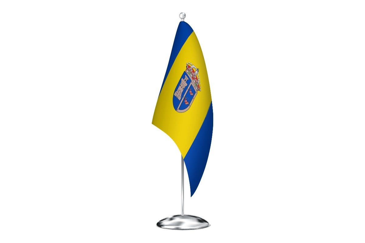 Bandera de despacho de Santa Olalla de alta calidad