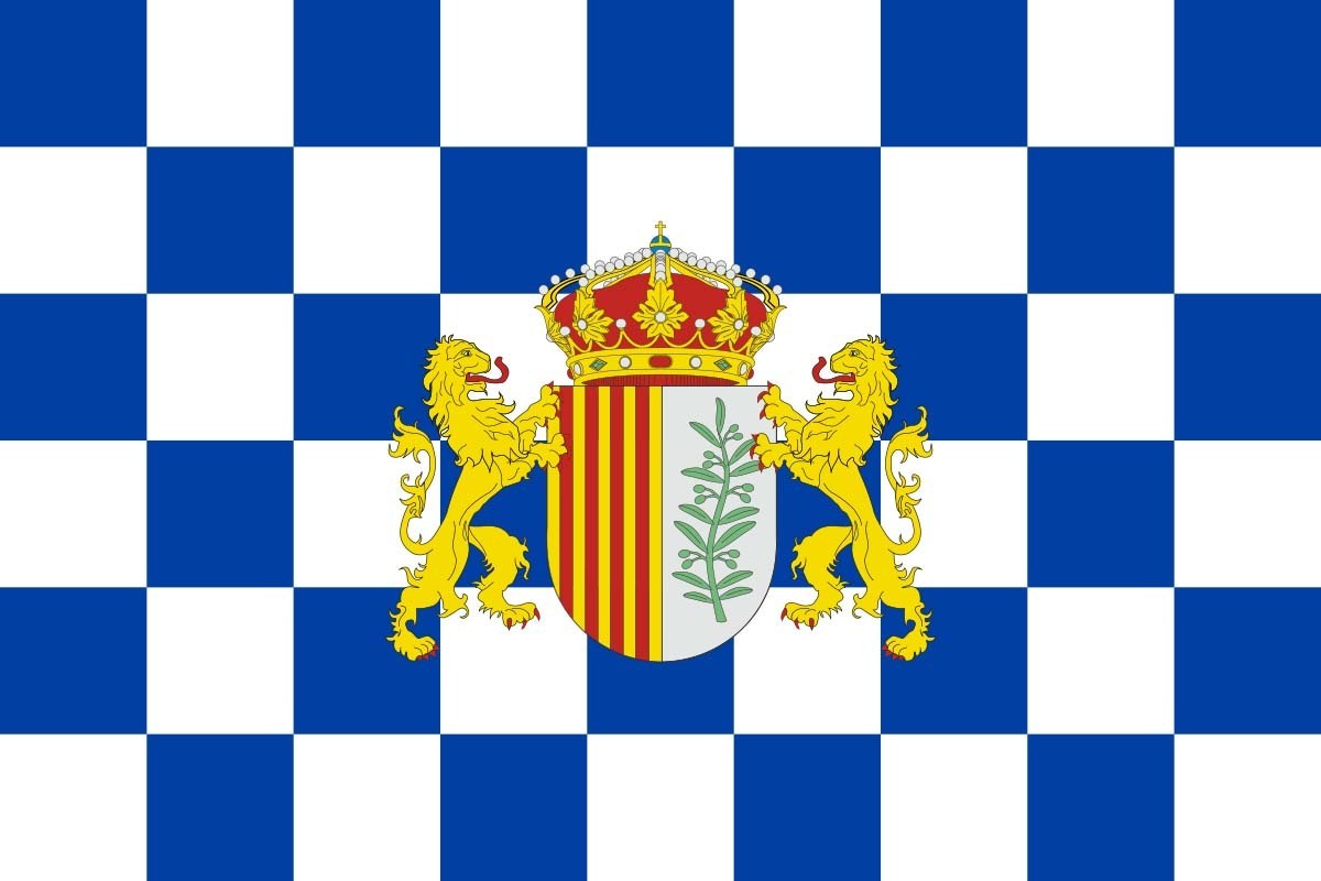 Bandera de despacho de Albelda de alta calidad