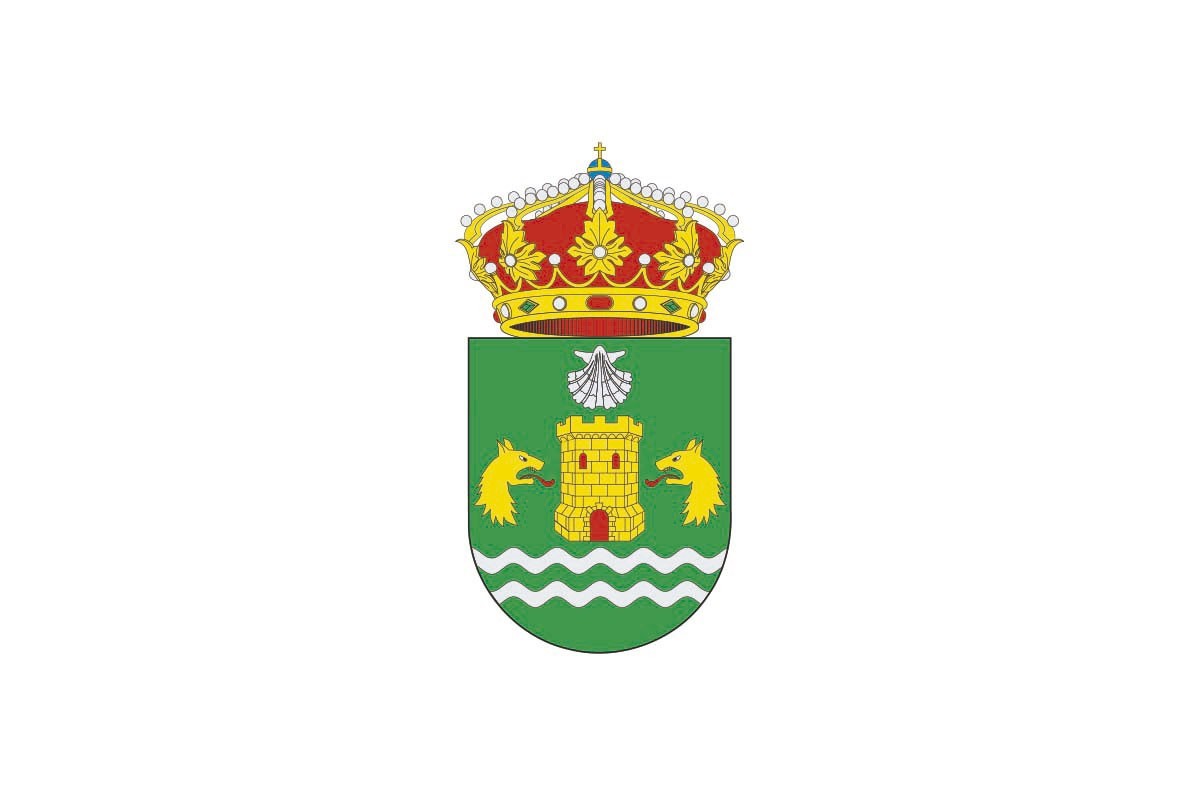 Bandera de Fonsagrada de alta calidad para exterior