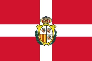 Bandera de despacho de Caspe de alta calidad